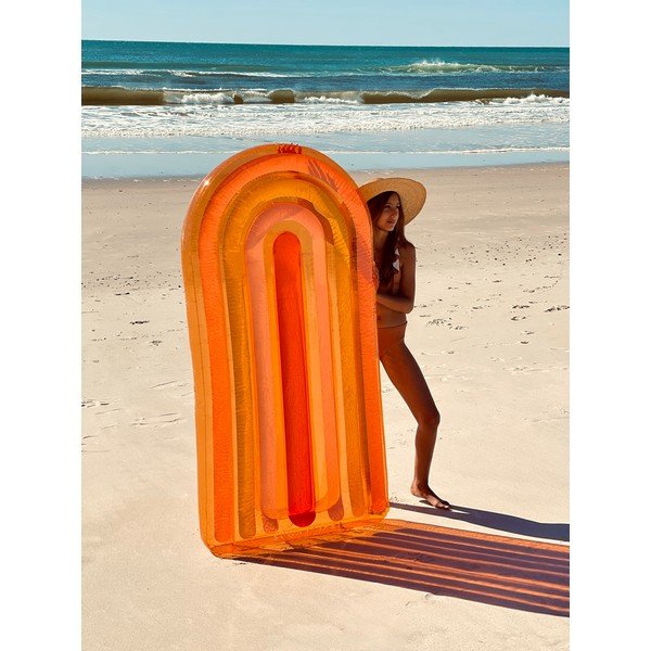 Nafukovacie ležadlo Sunnylife Luxe Rainbow-image-1