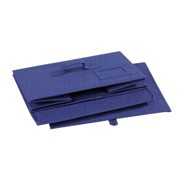 Modrý úložný box Wenko Ocean, dĺžka 34 cm-image-2