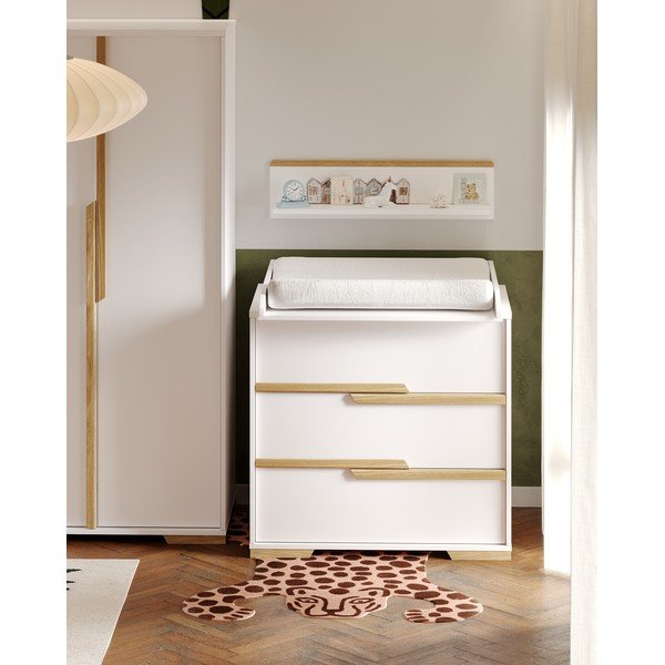 Biela nástenná polica Pinio Snap-image-4