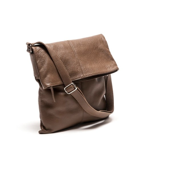 Kožená kabelka Luisa Vanini 1031 Fango-image-3