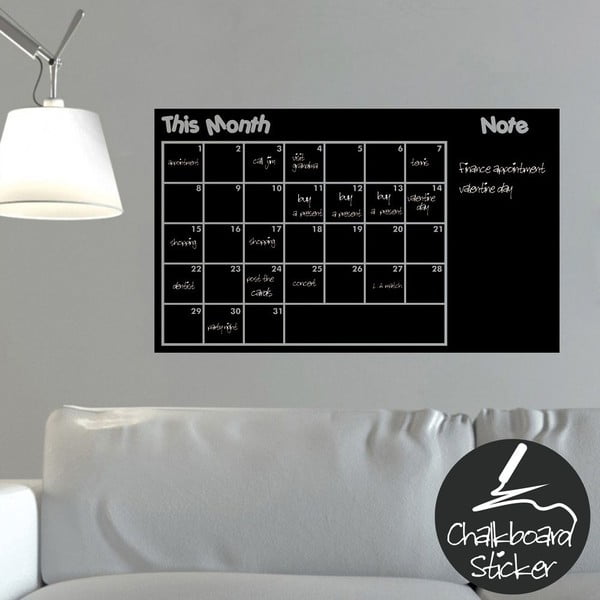 Nástenná tabuľová samolepka This Month-image-1