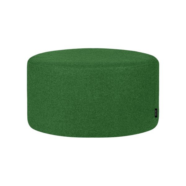 Zelený vlnený taburet Folk – noo.ma
