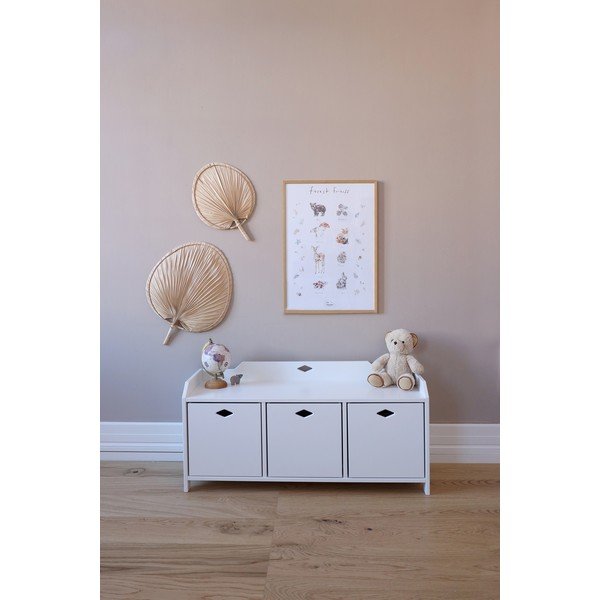Biela detská komoda 99,5x32x48 cm Luca – Cam Cam Copenhagen-image-1