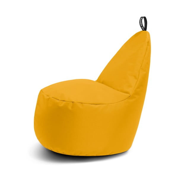 Žltý sedací vak Lull XL – So Soft?