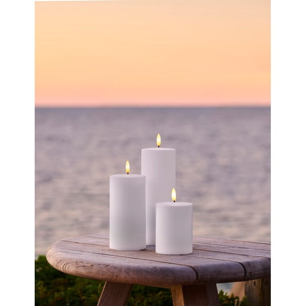 Exteriérové LED sviečky v súprave 3 ks (výška 20 cm) Sille – Sirius-image-1