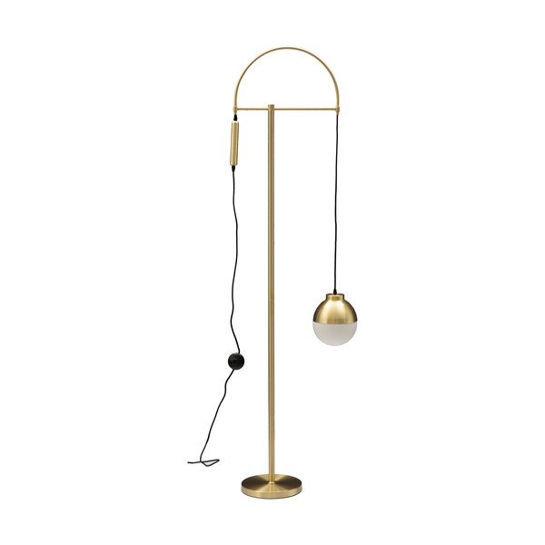 Voľne stojacia lampa v zlatej farbe Mauro Ferretti Elegant-image-4