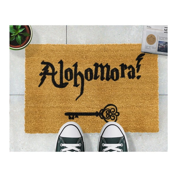 Rohožka z prírodného kokosového vlákna Artsy Doormats Alohomora, 40 x 60 cm-image-2