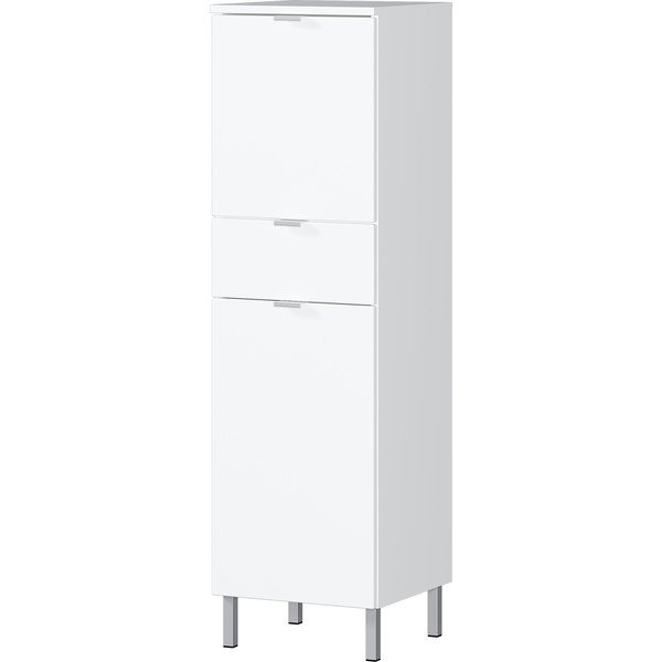 Biela skrinka Germania Mauresaa, výška 120 cm-image-1
