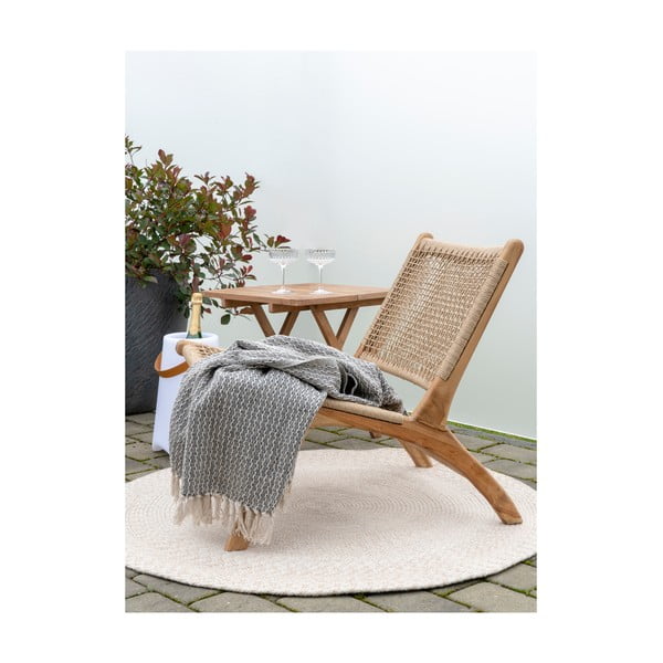 Béžový koberec House Nordic Menorca, ø 120 cm-image-3