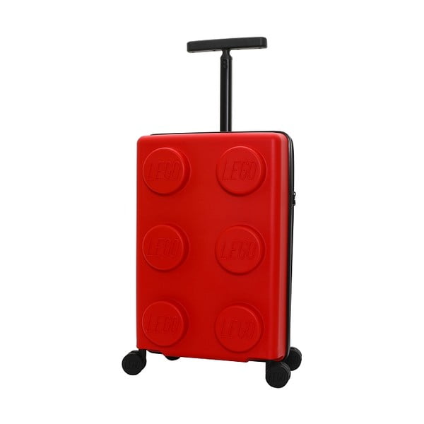Červený detský cestovný kufor LEGO® Signature