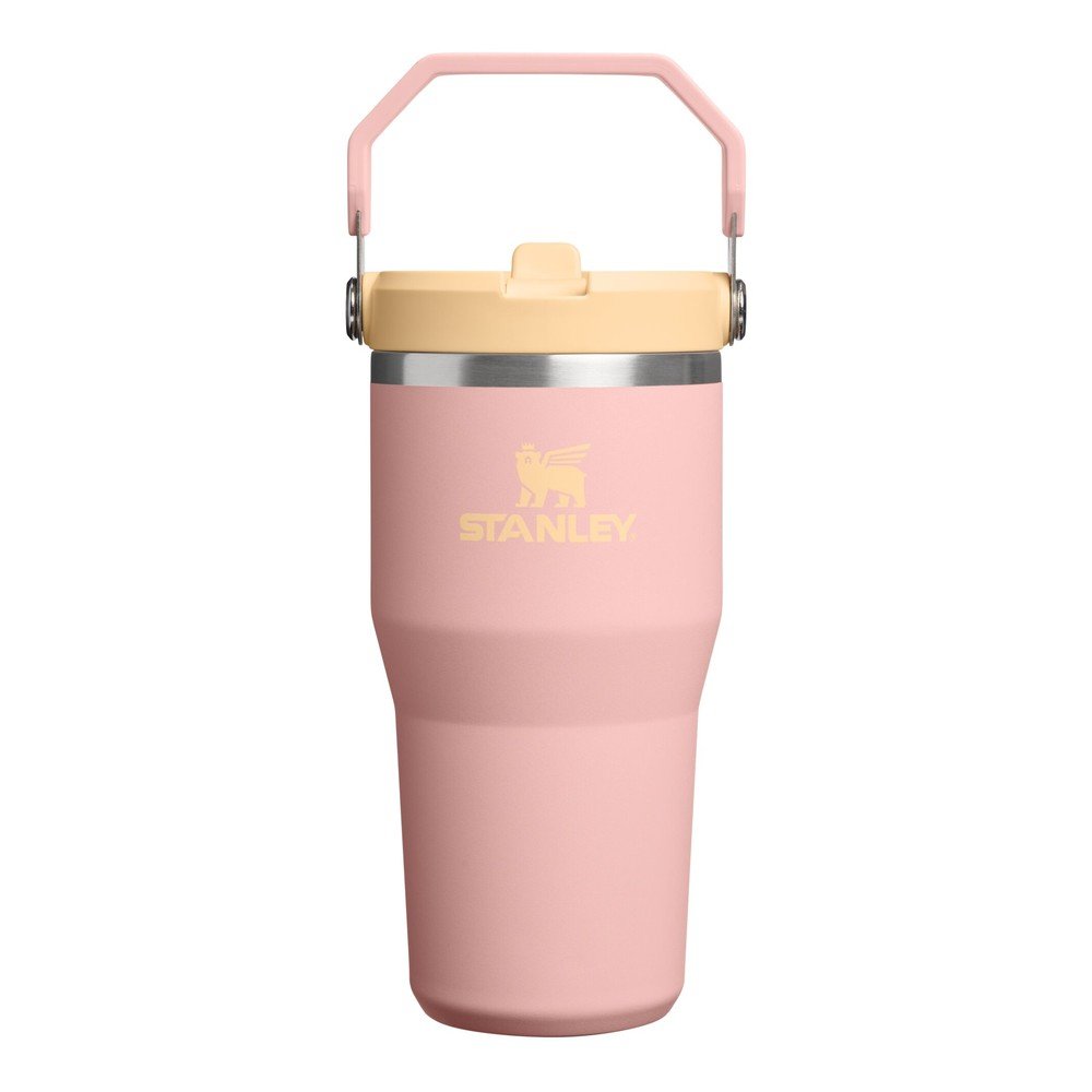 Broskyňová termoska z nehrdzavejúcej ocele 600 ml IceFlow™ Flip Straw 2.0 Tumbler Peach Rose – Stanley