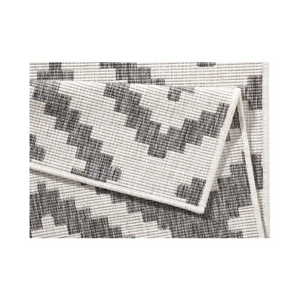 Sivý vonkajší koberec NORTHRUGS Malta, 80 x 250 cm-image-4