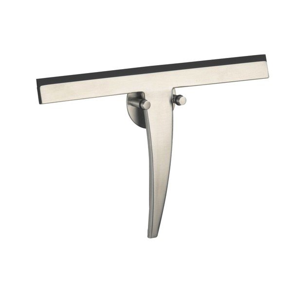 Stierka do sprchy z antikoro ocele s nástenným držadlom Wenko