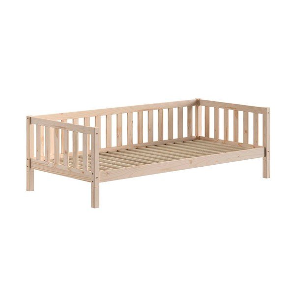 Detská posteľ z borovicového dreva s roštom 90x200 cm v prírodnej farbe Dallas – Vipack
