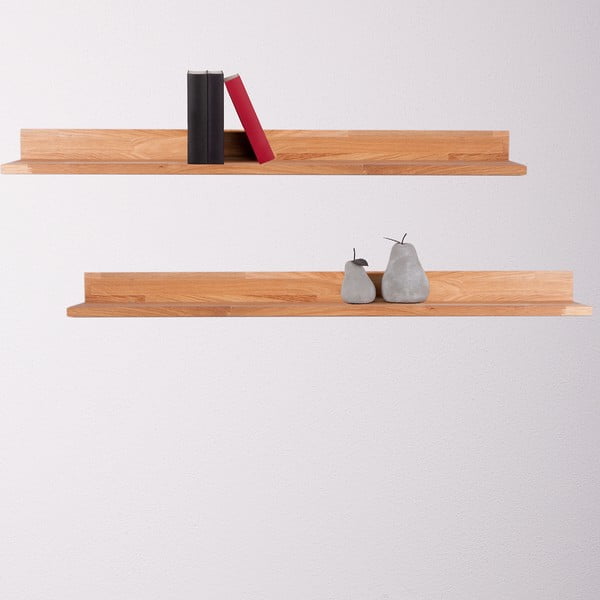 Police na obrázky z dubového dreva v prírodnej farbe 100 cm Kalle – Interia Home & Living-image-1