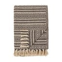 Hnedá deka z recyklovanej bavlny 130x180 cm Adana – House Nordic