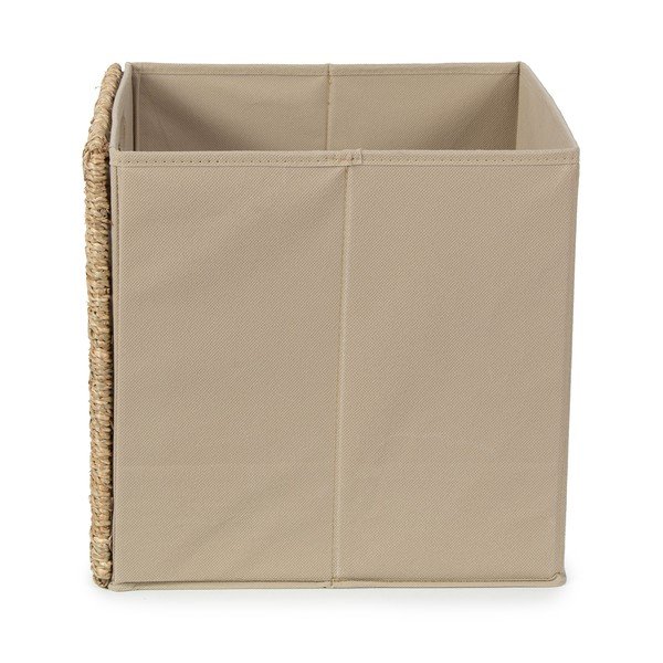 Úložný box z morskej trávy v prírodnej farbe 30x30x30 cm – Compactor-image-2