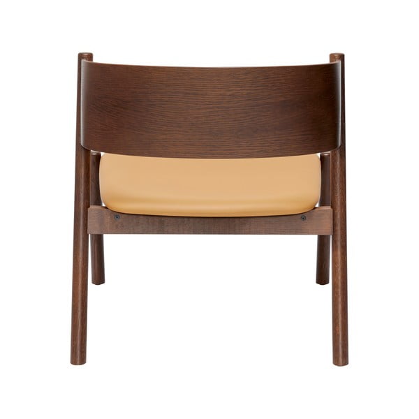 Tmavohnedé kreslo Oblique – Hübsch-image-3