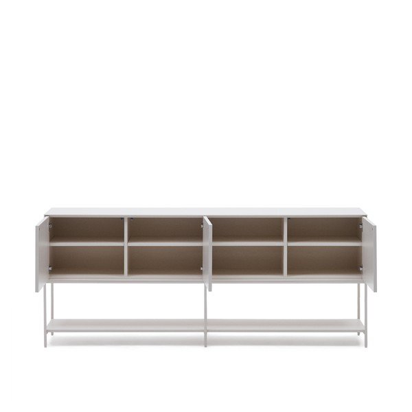 Biela nízka komoda 195x80 cm Vedrana – Kave Home-image-3