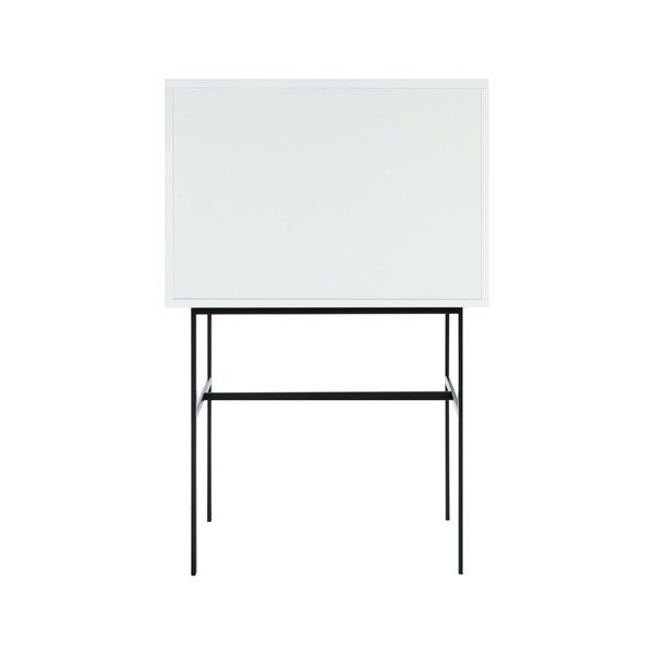 Sivobéžová vitrína s posuvnými dverami 70x109x40 cm Lekko – noo.ma-image-4