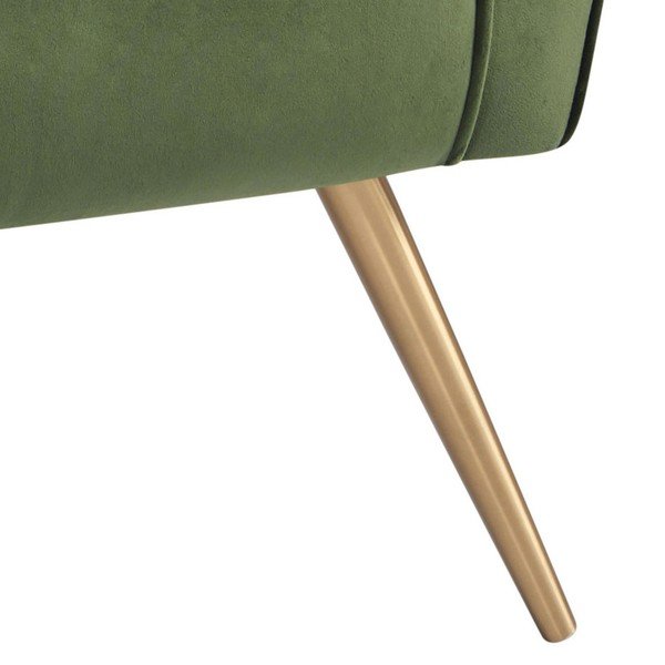 Tmavozelené zamatové kreslo Actona Bodiva-image-2