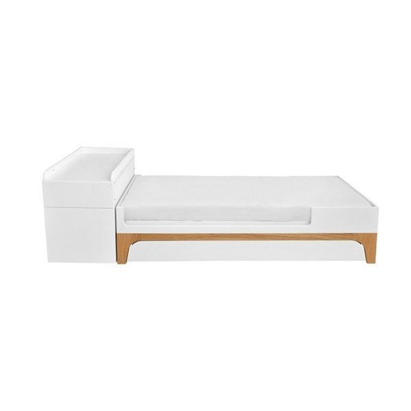 Biela zásuvka pod posteľ z kolekcie BELLAMY UP, 70 × 120 cm-image-2
