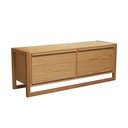 Výklopná skrinka na topánky v dekore duba s lavicou v prírodnej farbe NewEst – Woodman