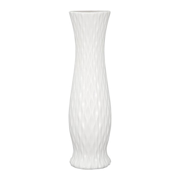 Biela keramická váza Mauro Ferretti, výška 59,5 cm