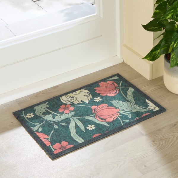 Rohožka 40x60 cm William Morris Rose – Artsy Doormats-image-1
