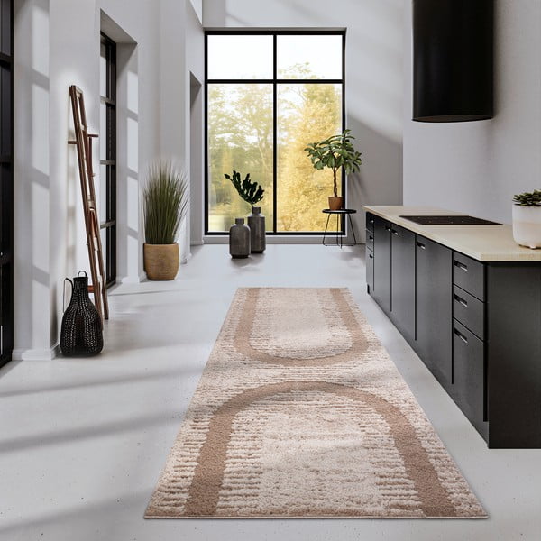 Béžový behúň 80x240 cm Bartoux Beige – Elle Decoration-image-1