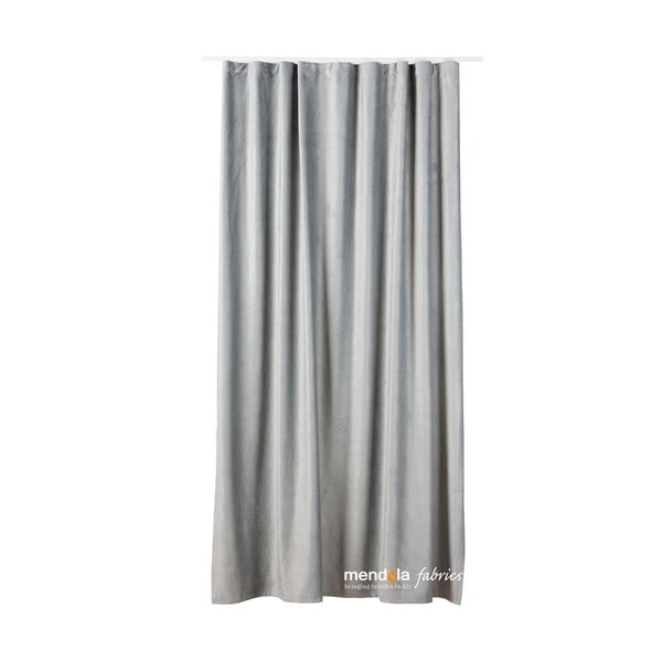 Sivý zamatový záves 140x260 cm Roma – Mendola Fabrics
