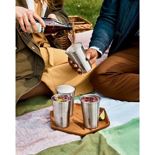 Cestovný hrnček z nehrdzavejúcej ocele v striebornej farbe 500 ml – Black + Blum-image-1