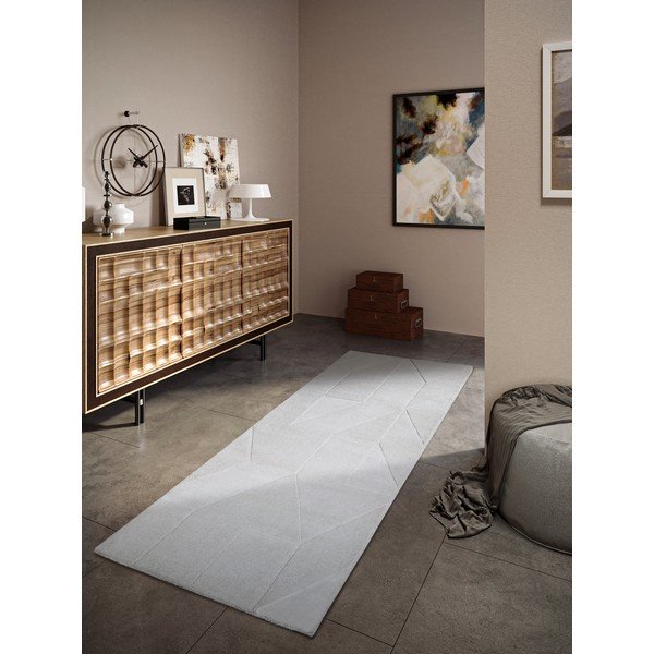 Krémovobiely ručne tkaný vlnený behúň 80x250 cm Ursule – Villeroy&Boch-image-1