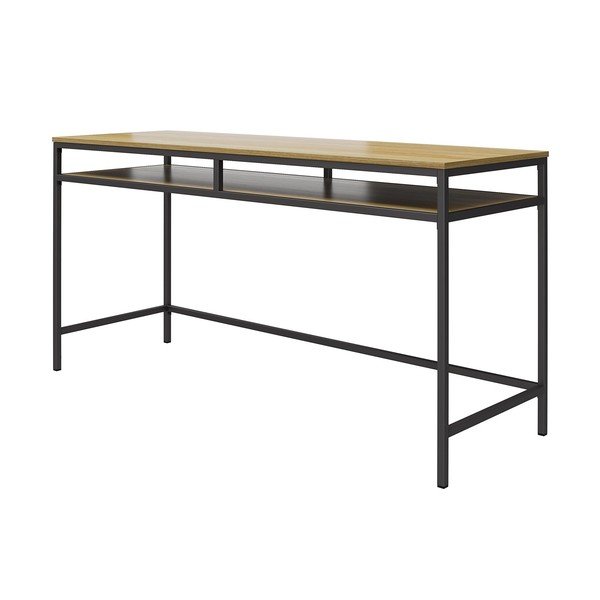 Pracovný stôl s doskou v dubovom dekore 51x153 cm Bradford – Støraa