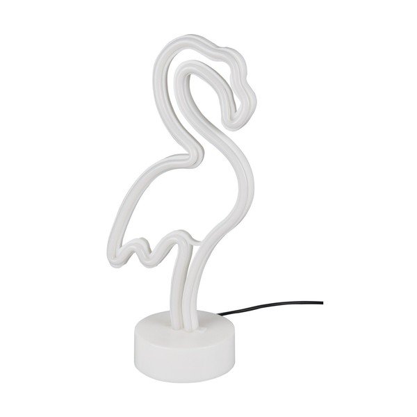Biela LED stolová lampa (výška 29 cm) Flamingo - Reality-image-1