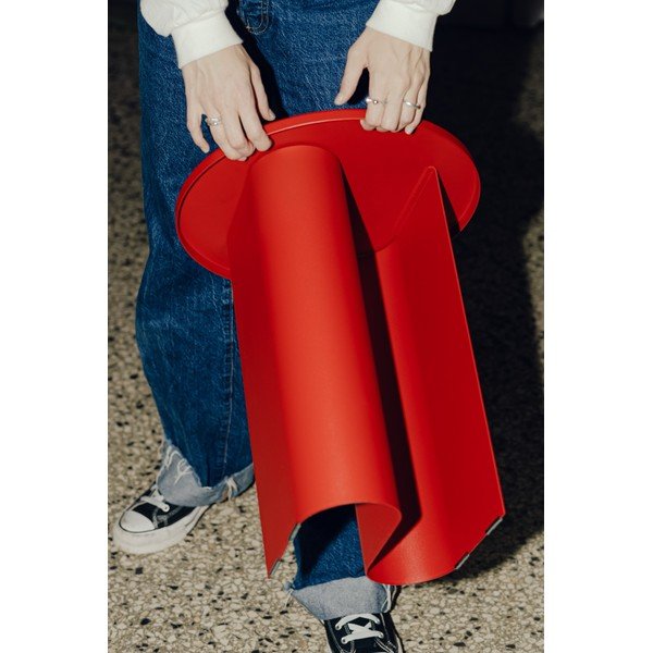 Kovový okrúhly odkladací stolík ø 35 cm Sato – noo.ma-image-4