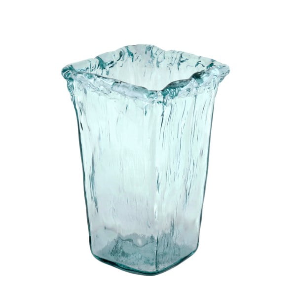 Sklenená váza z recyklovaného skla Ego Dekor Pandora Authentic, výška 22 cm