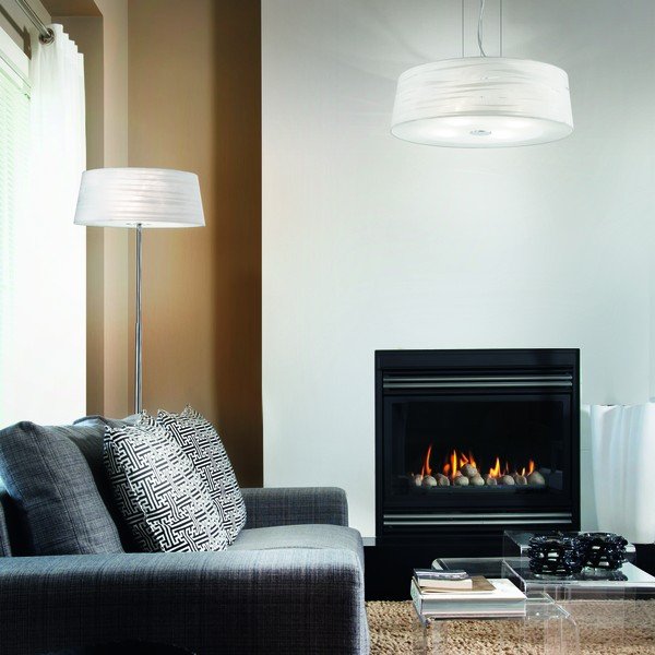 Závesné svietidlo Evergreen Lights Circle White-image-2