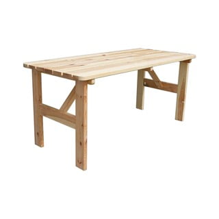 Záhradný jedálenský stôl z borovicového dreva 180x70 cm Viking - Rojaplast
