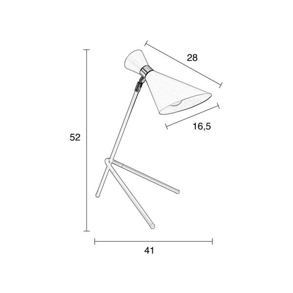 Sivá stolová lampa Zuiver Shady-image-2