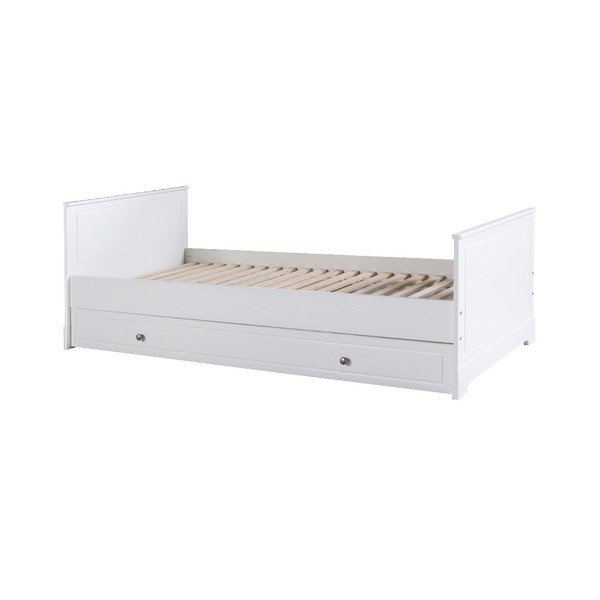 Biela zásuvka pod posteľ BELLAMY Marylou, 90 × 200 cm-image-3