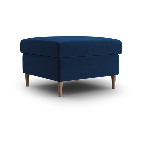 Modrá zamatová podnožka Kyoto – Cosmopolitan Design-image-1