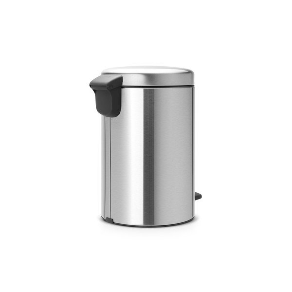 Pedálový oceľový odpadkový kôš v matne striebornej farbe 12 l NewIcon – Brabantia-image-3