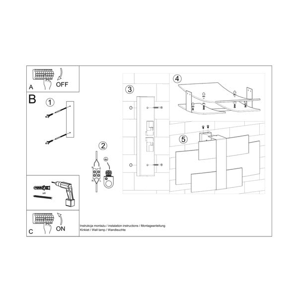 Biele nástenné svietidlo Marett – Sollux-image-3