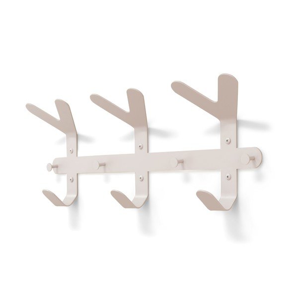 Taupe oceľový nástenný vešiak 66 cm Frondo – Spinder Design