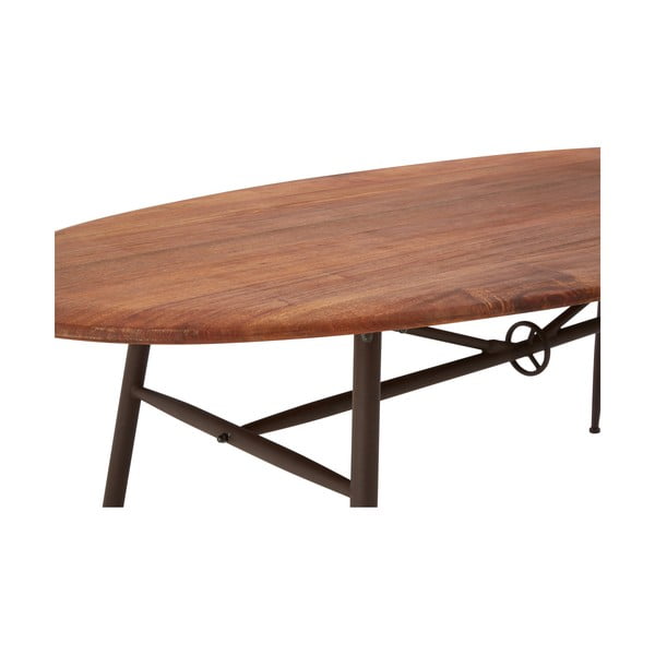 Jedálenský stôl z orechového dreva 104x219 cm New Foundry – Premier Housewares-image-2