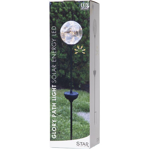 Vonkajšie solárne LED svietidlo Star Trading Glory, ø 12 cm-image-4