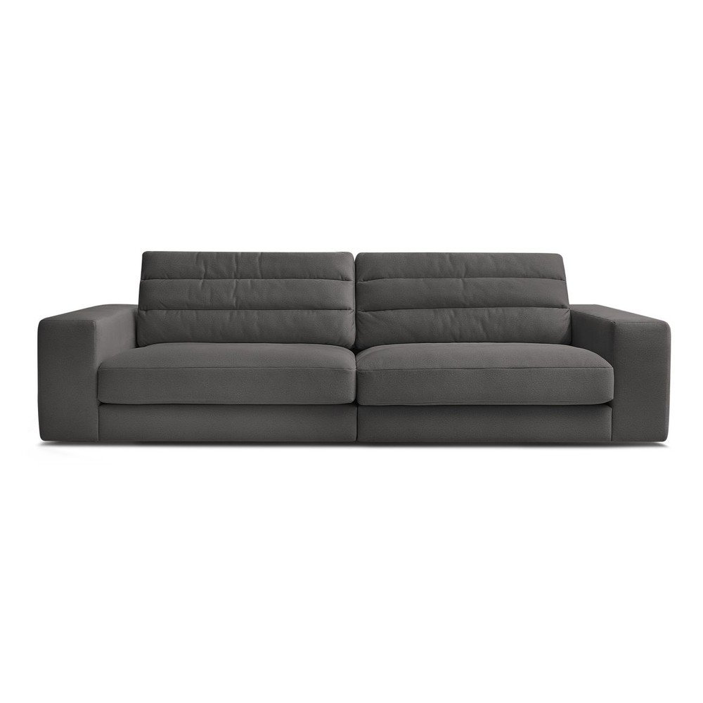 E-shop Čierna zamatová pohovka 276 cm Sierra – Bobochic Paris