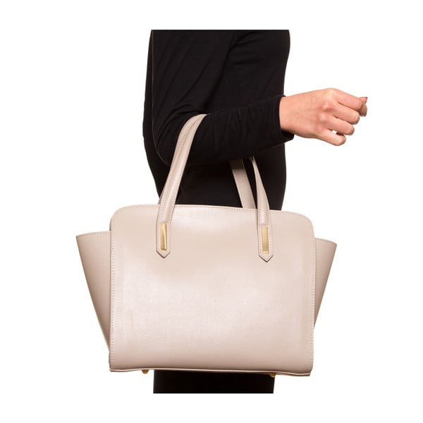 Kožená kabelka Luisa Vanini 421 Fango-image-4