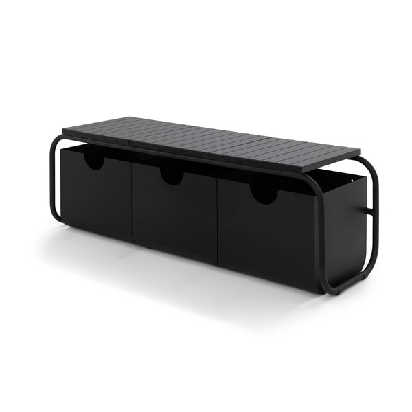 Čierny kovový stojan na topánky Astoria – Spinder Design